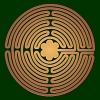 Merkaba Mandala - small labyrinth